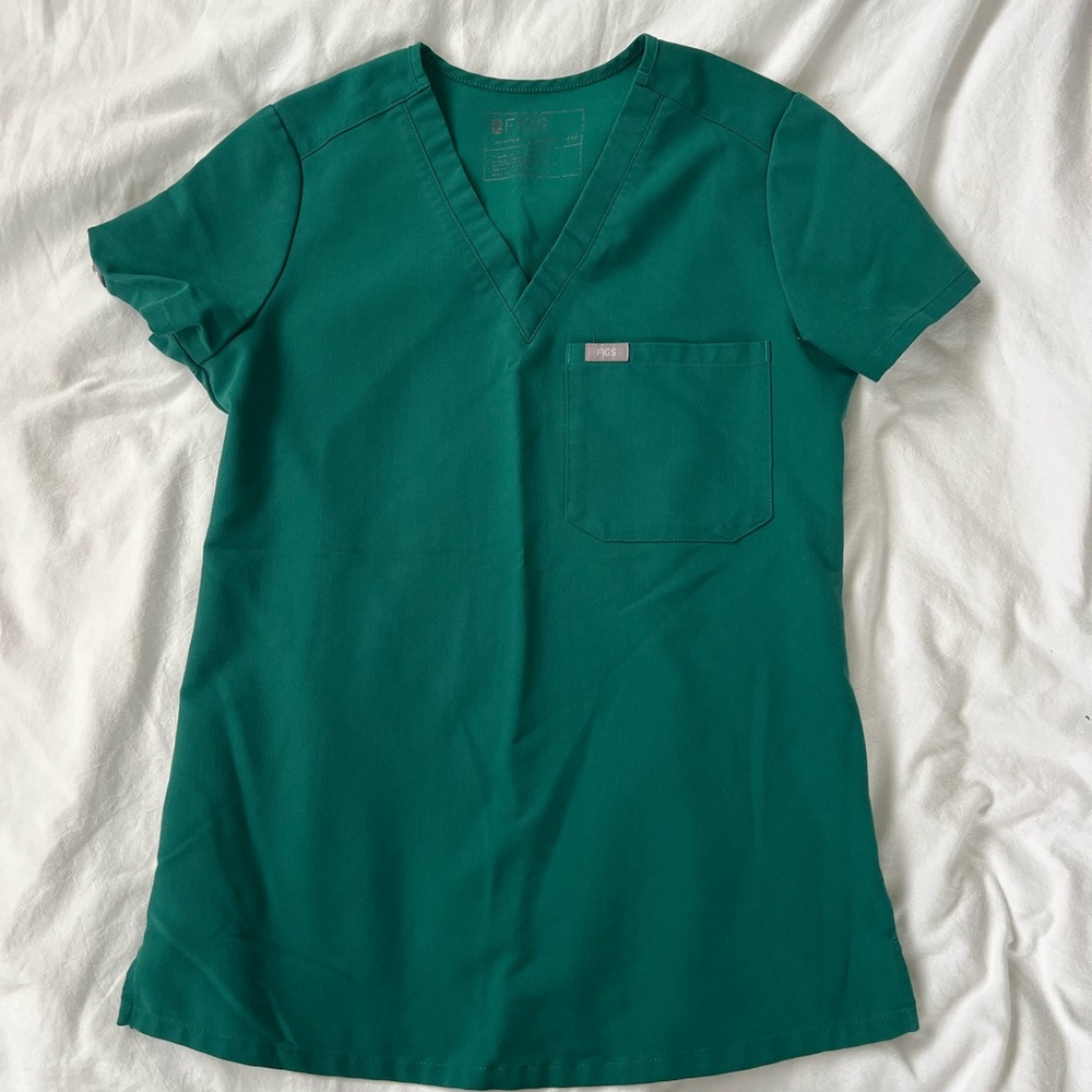 Figs Hunter green scrub set